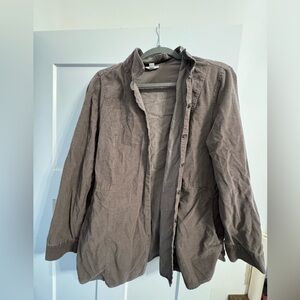 J Jill petite corduroy button up